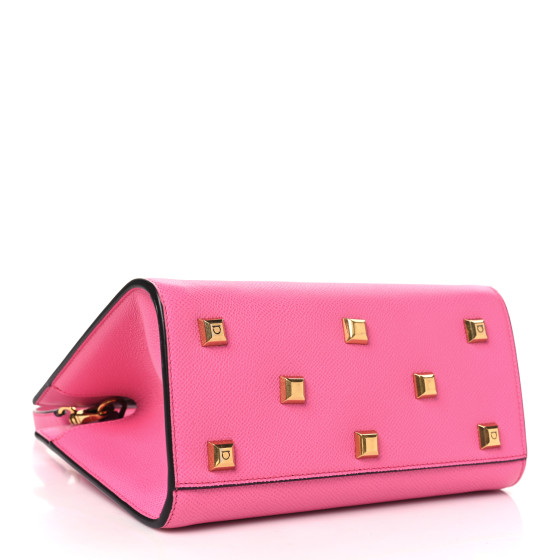SALVATORE FERRAGAMO Hammered Calfskin Small The Studio Box