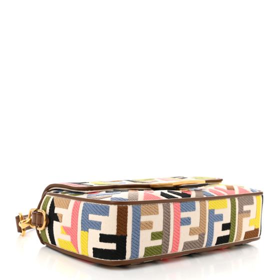 Fendi 幾何学模様ラグ ベージュ ゴールド Authentic Limited Edition 2002 FENDI Zucca Gold & Lilac