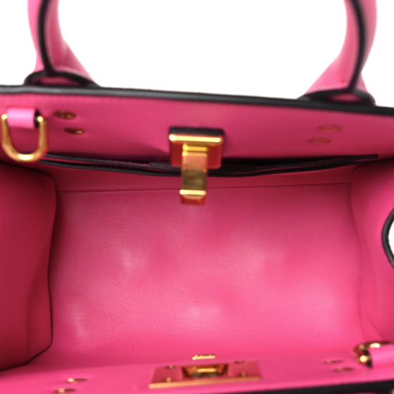 SALVATORE FERRAGAMO STUDIO BOX BAG ピンク Ferragamo Studio box bag (M) - Women | Ferragamo