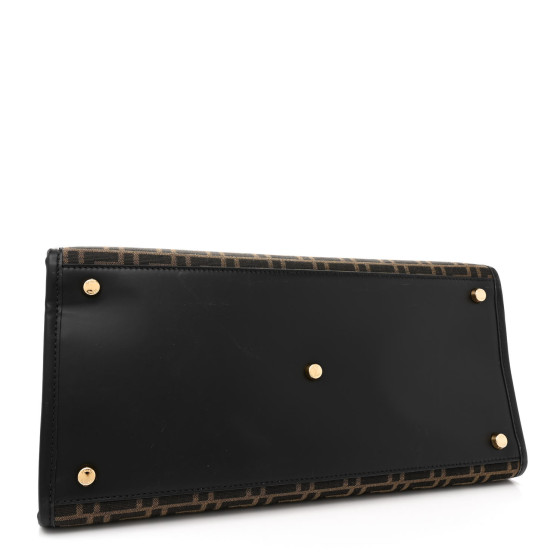 FENDI X VERSACE Fabric Jacquard Calfskin Plexiglass Fendace