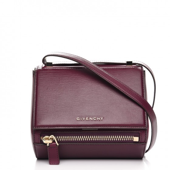 GIVENCHY Textured Calfskin Mini Pandora Box Crossbody Bag