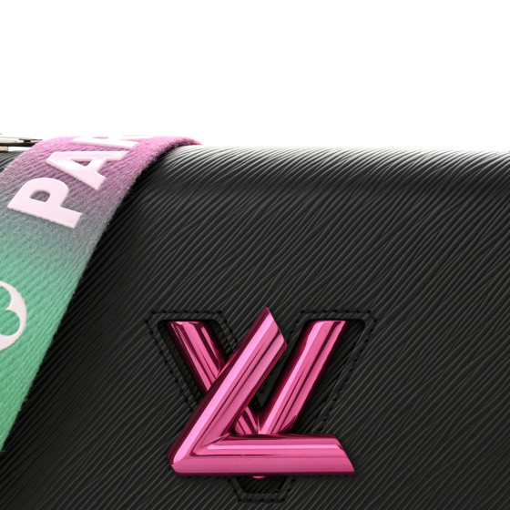 LOUIS VUITTON Epi Twist Shoulder Bag MM Black Rose 1598583