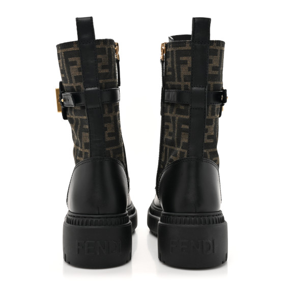 FENDI Vitello Fabric Jacquard FF Fendigraphy 50mm Biker