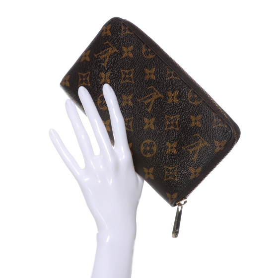 LOUIS VUITTON Monogram Zippy Organizer Wallet 42196