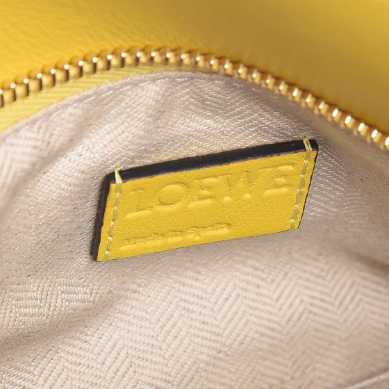 LOEWE Calfskin Small Puzzle Bag Yellow 340589 | FASHIONPHILE