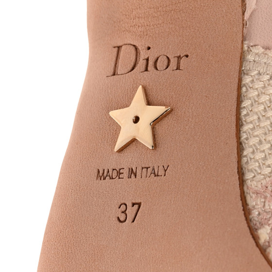 CHRISTIAN DIOR Cotton Ribbon Toile De Jouy J'Adior Slingback