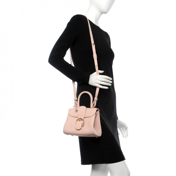 ハンドバッグ DELVAUX Brillant mini silk pink Delvaux Brillant MIni Pink Nakuru + Strap ○ Labellov ○ Buy