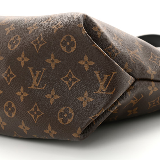 LOUIS VUITTON Monogram Flower Zipped Tote MM Black 1705577