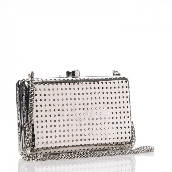 クラッチバッグ Stella McCartney Clutches STELLA MCCARTNEY Metal Perforated Kasia Crossbody Clutch Bag
