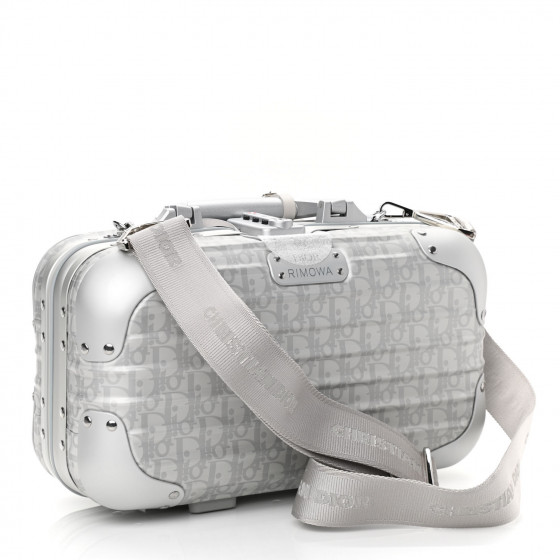 CHRISTIAN DIOR X RIMOWA Aluminum Gradient Hand Case Grey