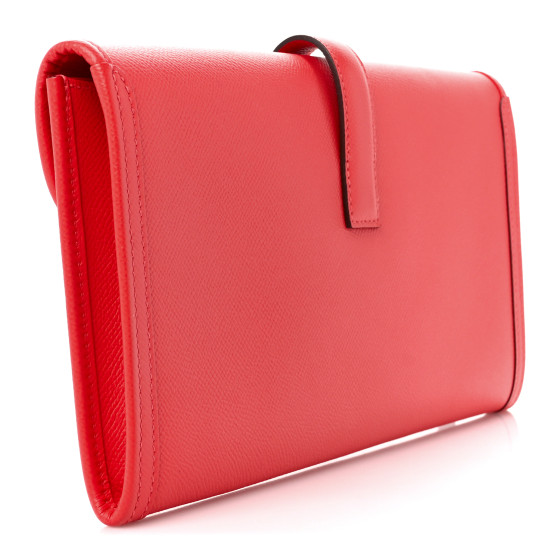 HERMES クラッチバッグ Jige Elan 29 Rouge Tomate Hermès Rouge Tomate Swift Jige Elan 29 | myGemma | Item #122113