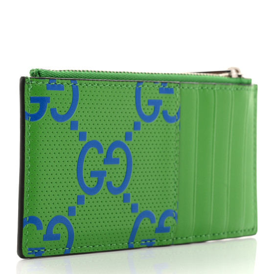 GUCCI ロゴ入り ミントグリーン シュシュ フローラ プリント シルクツイル シュシュブラック＆マルチ