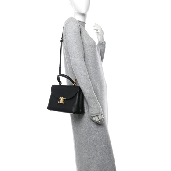 CELINE Supple Calfskin Medium Nino Black