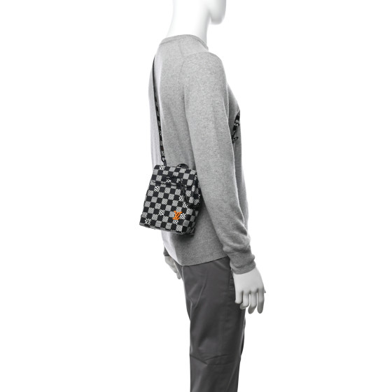 LOUIS VUITTON Damier Distorted Steamer XS 1671970 | FASHIONPHILE