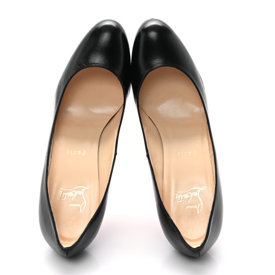 CHRISTIAN LOUBOUTIN Kid Simple 85 Pumps 38.5 Black 1669755