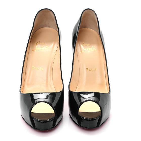 CHRISTIAN LOUBOUTIN Patent New Very Prive 120 Pumps 38.5