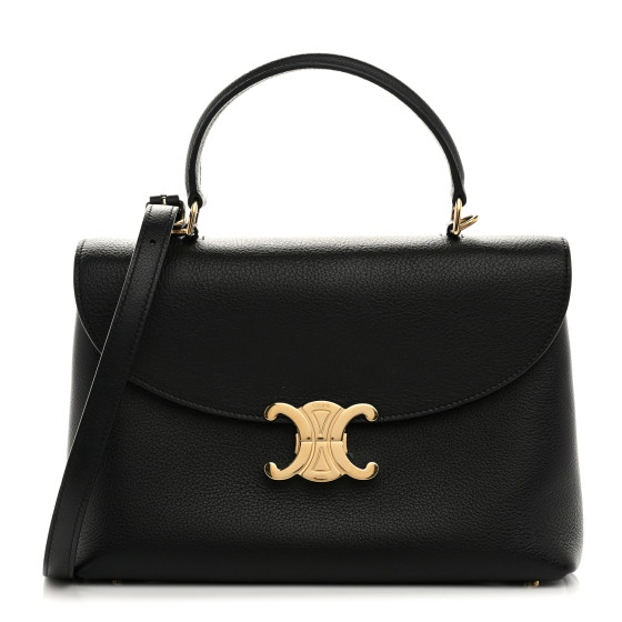 CELINE Supple Calfskin Medium Nino Black