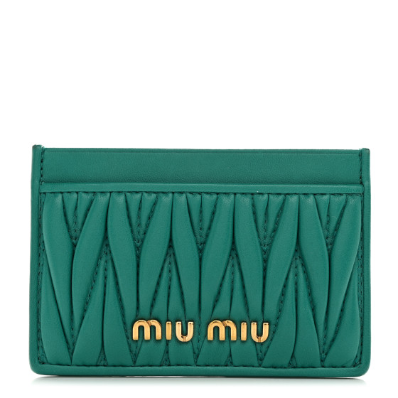 ★MiuMiu★ Matelasse Flap Card Holder Soia 5MC103AFPPF0K57 5 ☆MiuMiu☆ Matelasse Flap Card Holder Soia 5MC103AFPPF0K57