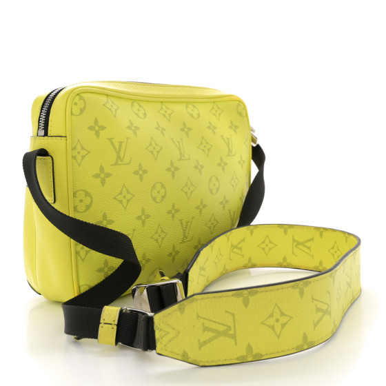 LOUIS VUITTON Taiga Monogram Outdoor Messenger Yellow
