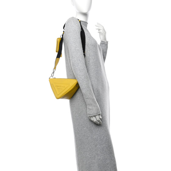 PRADA Grace Lux Triangle Shoulder Bag Sole 1670464