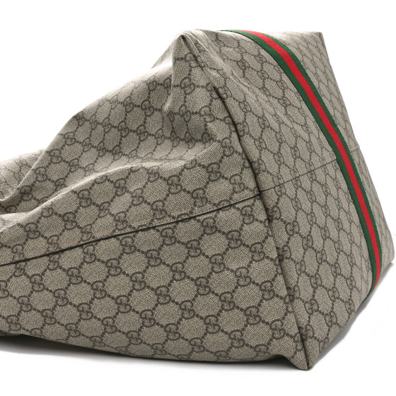 GUCCI GG Supreme Monogram Calfskin Web Medium Jackie 1961