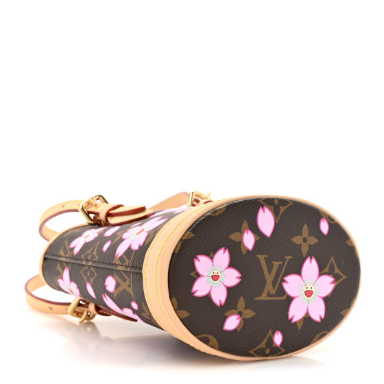 限定コラボ【LOUIS VUITTON × 村上隆】Nano Bucket Sakurabrown LOUIS VUITTON × Takashi Murakami Nano Bucket Bag M13417