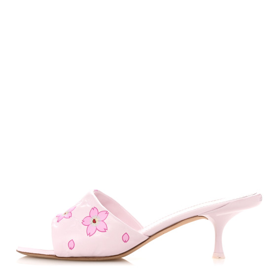 LOUIS VUITTON LV X TM Lambskin Neo 6AM Mules 39 Light Pink