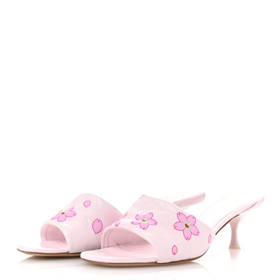 LOUIS VUITTON LV X TM Lambskin Neo 6AM Mules 39 Light Pink