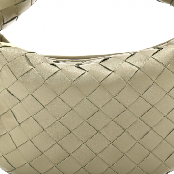 BOTTEGA VENETA Nappa Intrecciato Mini Jodie Travertine