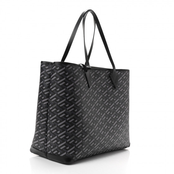 VERSACE Coated Canvas Calfskin La Greca Medusa Music