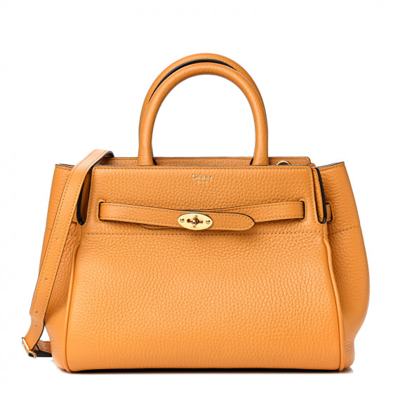MULBERRY Heavy Grain Calfskin Small Belted Bayswater Tote
