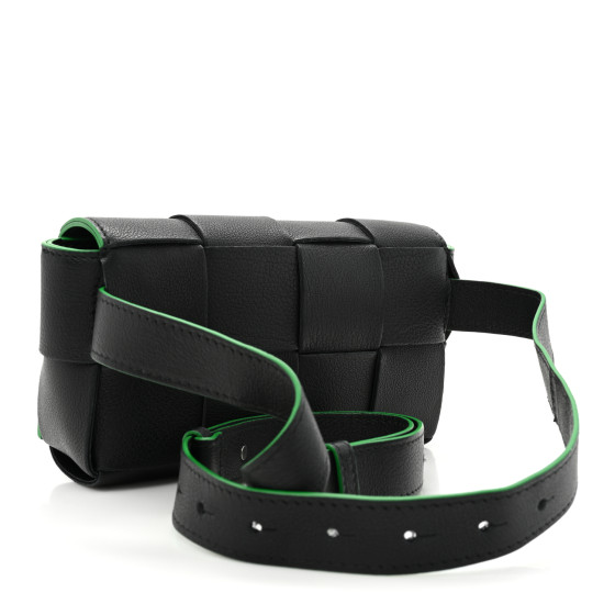 BOTTEGA VENETA Buffalo Mini Intreccio The Belt Cassette Bag