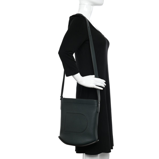 DELVAUX Taurillon Pin Daily Surpique Bucket 1380273