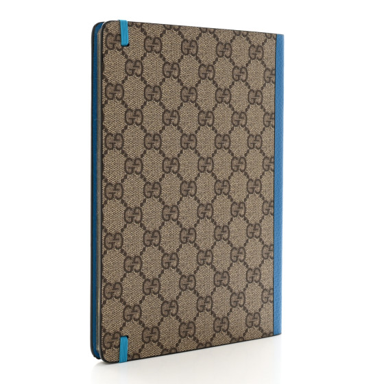 GUCCI×Disney ノート GUCCI X DISNEY GG Supreme Canvas Donald Duck Notebook Beige