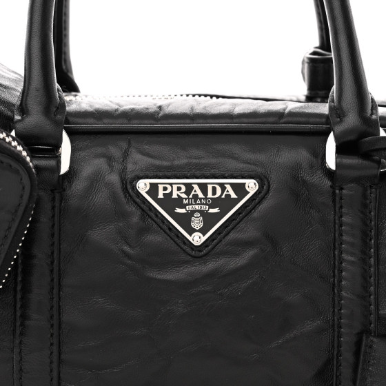 PRADA Nappa Antique Small Re-Edition 2001 Two Handle