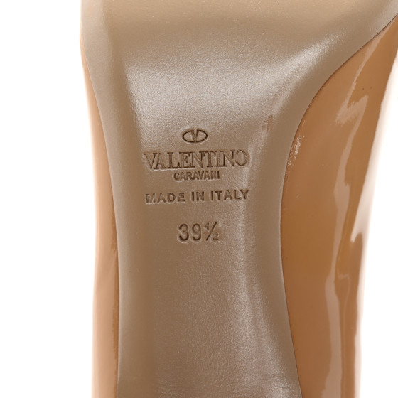 【RED VALENTINO】アセテート キャミソール ベージュ イタリア製 VALENTINO GARAVANI Patent Couture Bow Peep Toe Low Heel