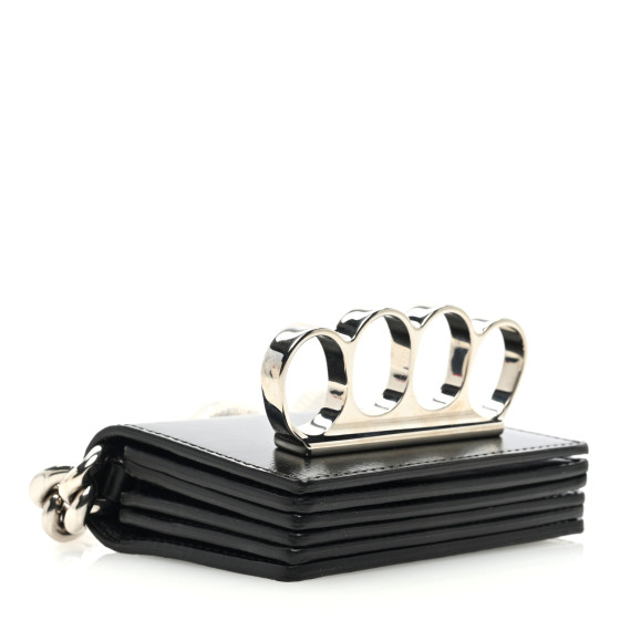 ALEXANDER MCQUEEN Smooth Calfskin Micro The Four Ring