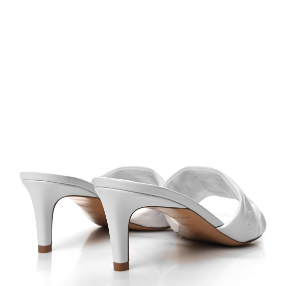 LOUIS VUITTON Lambskin Embossed Monogram Revival Mid Heel