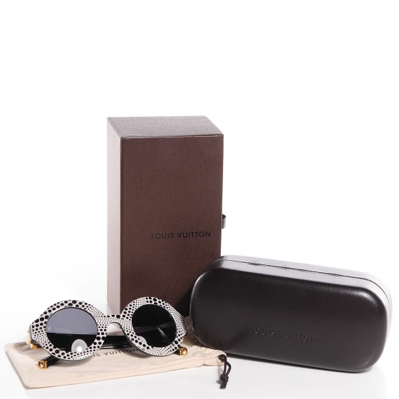 LOUIS VUITTON Kusama Waves Rond Z0480W Sunglasses 82875