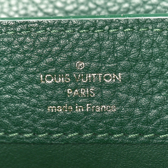 LOUIS VUITTON ミントグリーン ミニワンピース LOUIS VUITTON Taurillon Snakeskin Mini Capucines Emeraude