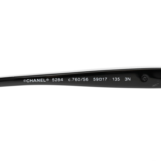 chanel Chanel Black 5284 Oversized Square Sunglasses