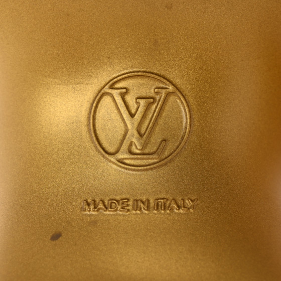 LOUIS VUITTON Metallic Calfskin Technical Nylon LV Archlight
