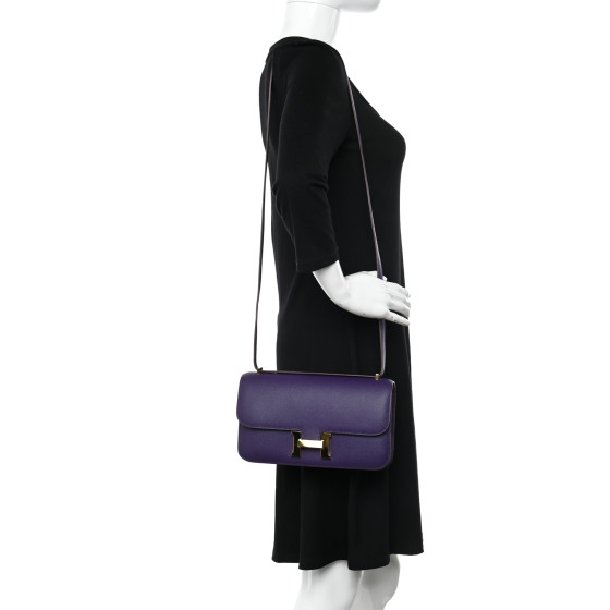 HERMES カメルン　パープル Hermes Constance 18 Mini Very Rare Crocus Purple Epsom