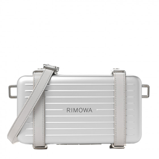 RIMOWA DIOR ショルダーバッグ シルバー CHRISTIAN DIOR X RIMOWA Aluminum Personal Clutch On Strap