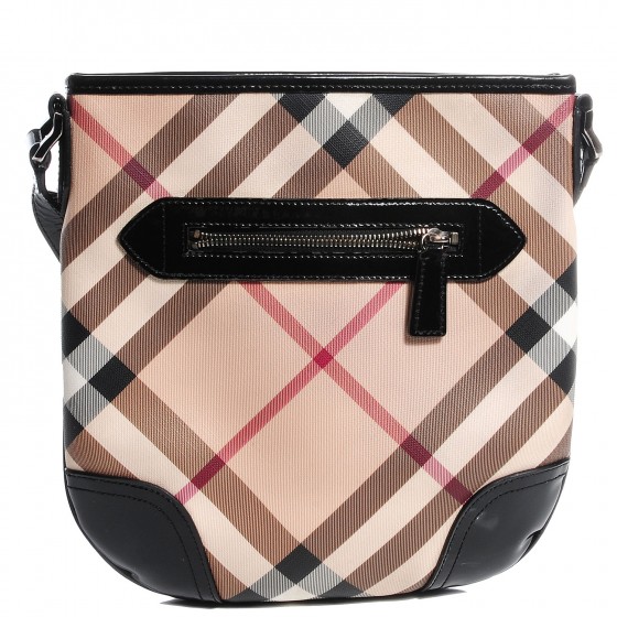 【Digtal】BURBERRY BLACKLABEL BURBERRY Supernova Check Small Dryden Crossbody Bag Black