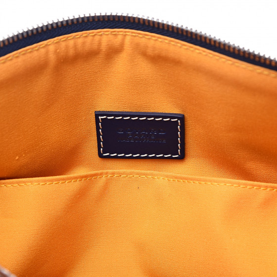 【送料・関税込み】Goyard Boeing 25 ポーチ Navy Blue GOYARD Goyardine Boeing 25 Trousse de Toilette Navy 527273