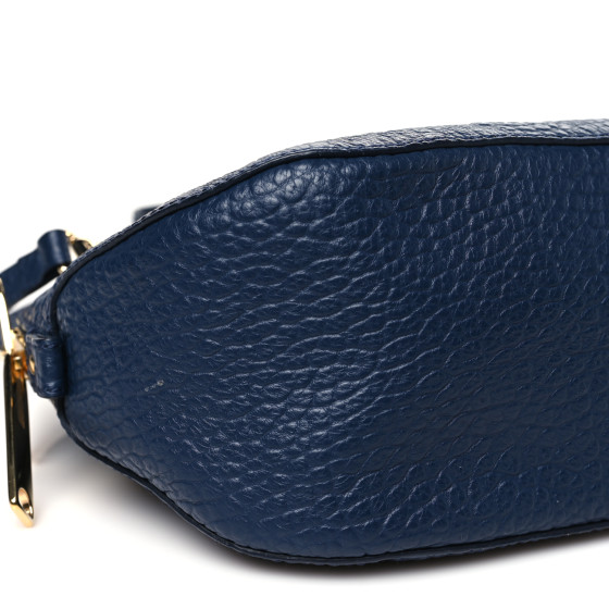 バーバリー ヘリテージ グレイン スモール オーチャード ボーリング バッグ BURBERRY Heritage Grain Small Orchard Bowling Bag Navy Blue