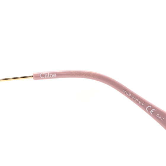 CHLOE Metal Round Sunglasses CH0063S Pink 1698281 | FASHIONPHILE