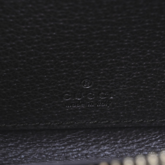GUCCI GG Supreme Monogram Textured Dollar Calfskin Web