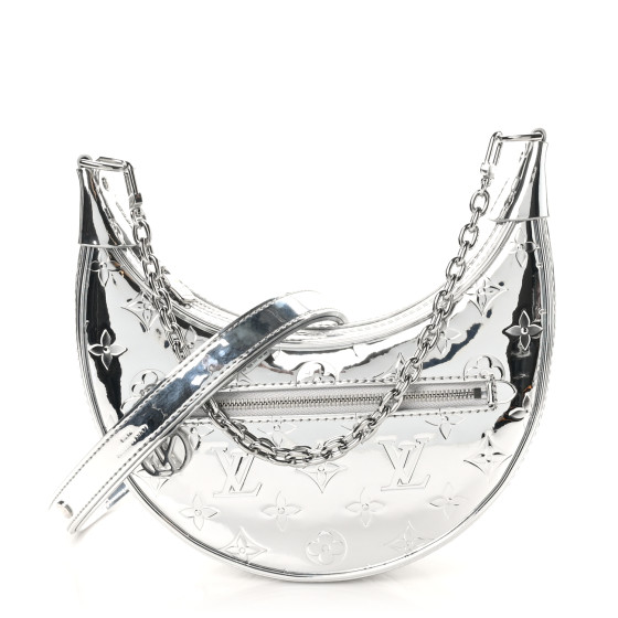 LOUIS VUITTON Monogram Miroir Loop PM Silver 1698395